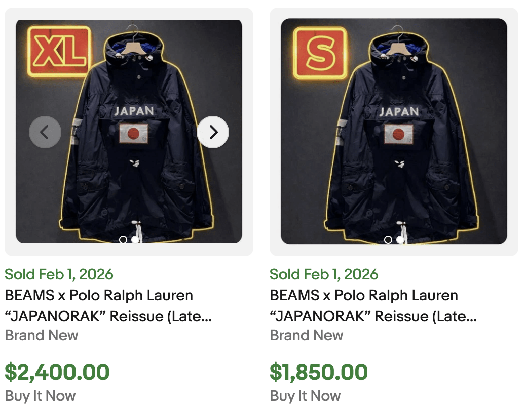 Ralph Lauren Japanorak Reissue for Sale